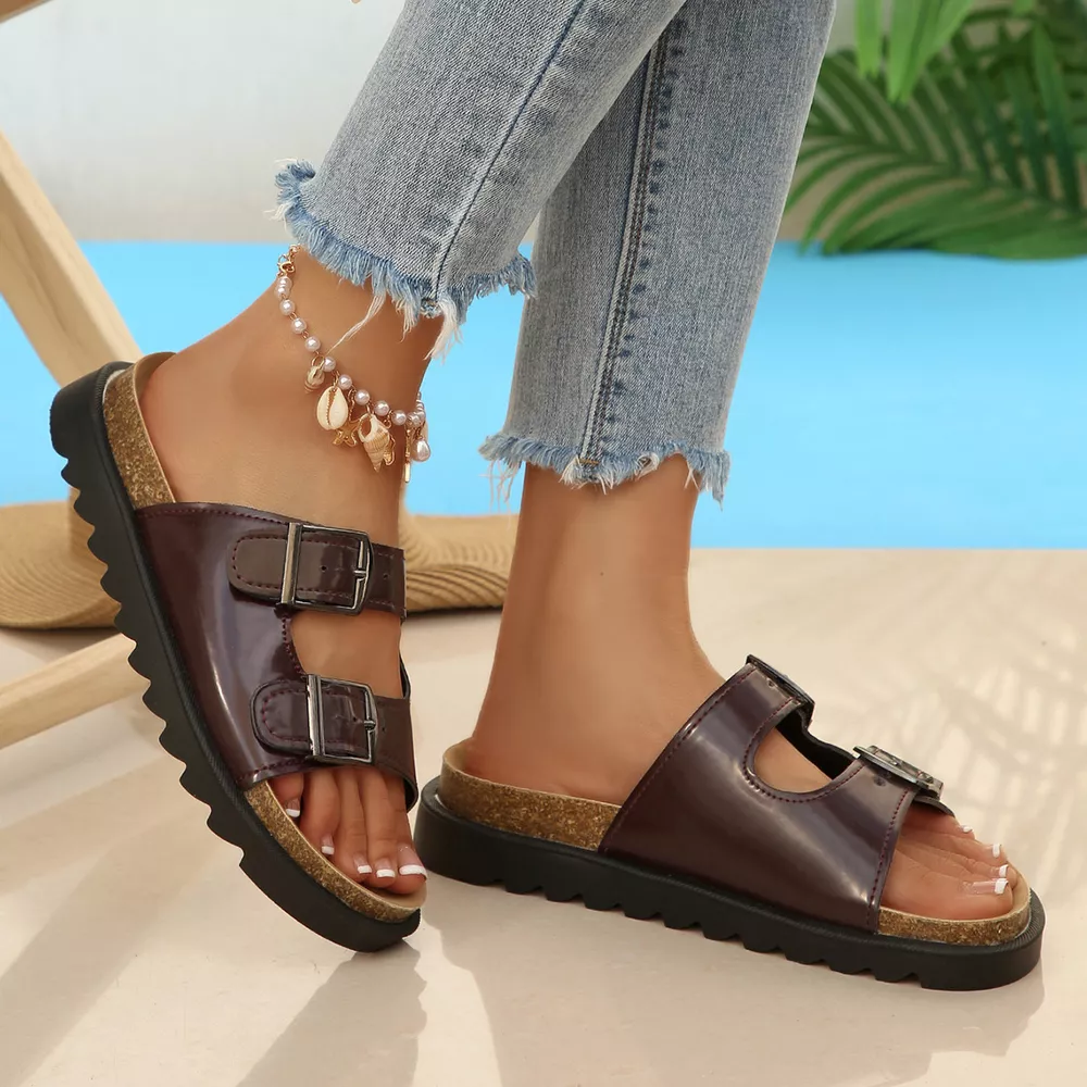 Open Toe Flats Sandals, image 7