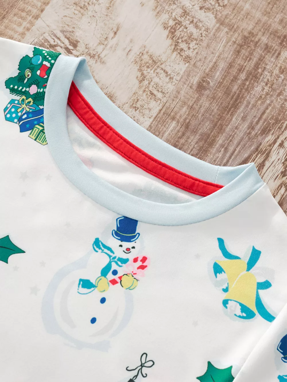 Children's Christmas Round Neck Top and Pants Set, image 4