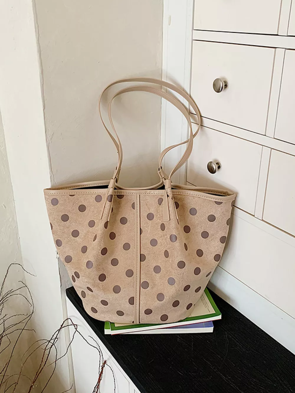Polka Dot Tote Bag, image 4
