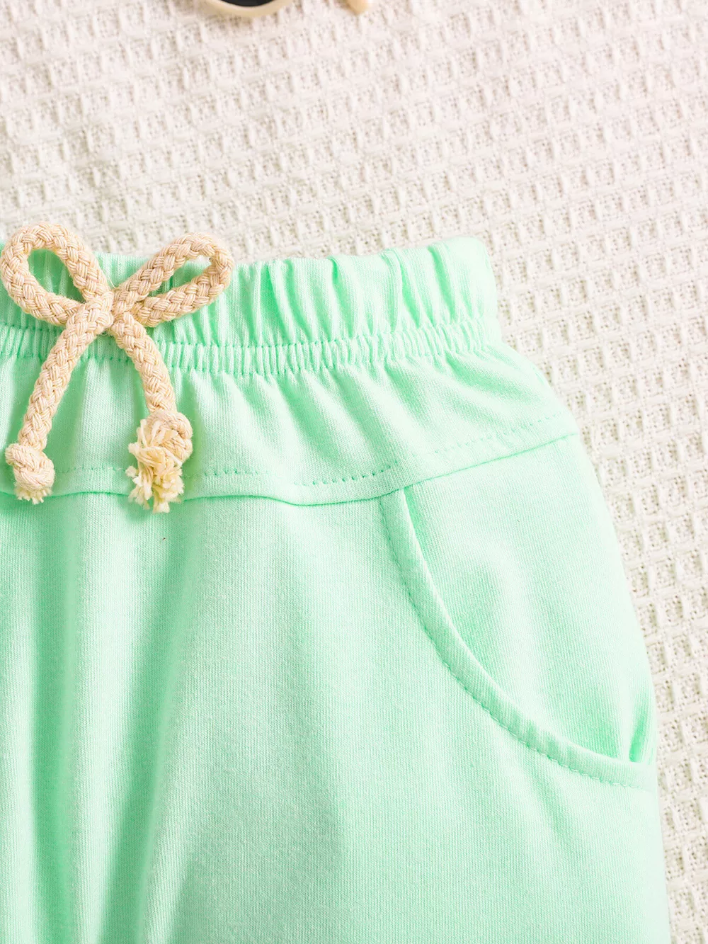 Children's Tropical Palm Print Tank Top & Shorts Set, image 14