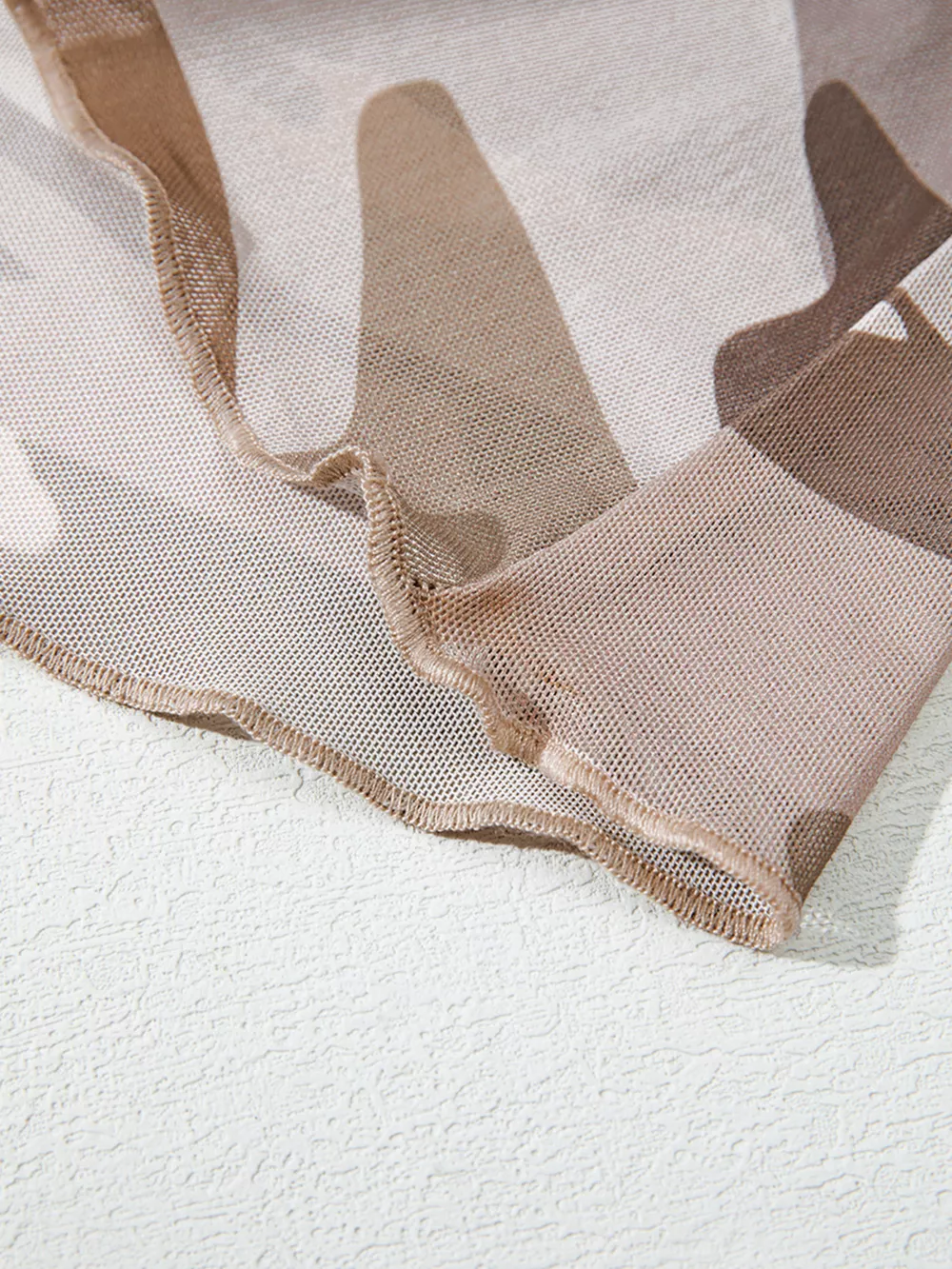 Camouflage Print Mesh Long Sleeve Top, image 4