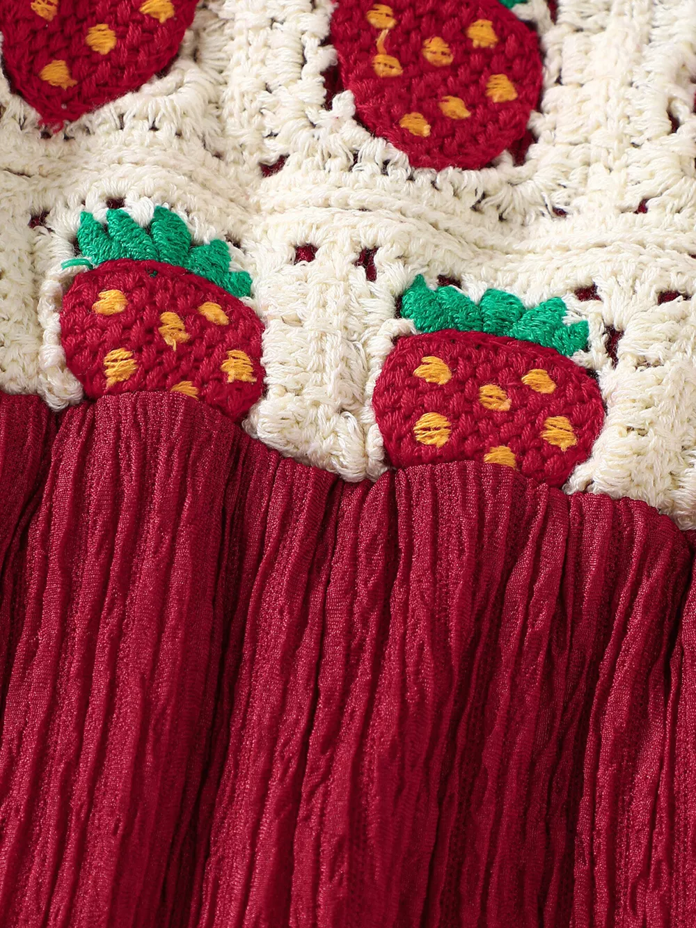 Children's Crochet Ruffle Trim Jumpsuit, image 8