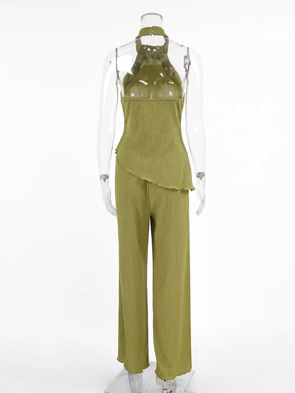 Sleeveless Top and Wide-Leg Pants Two-Piece Set, image 12