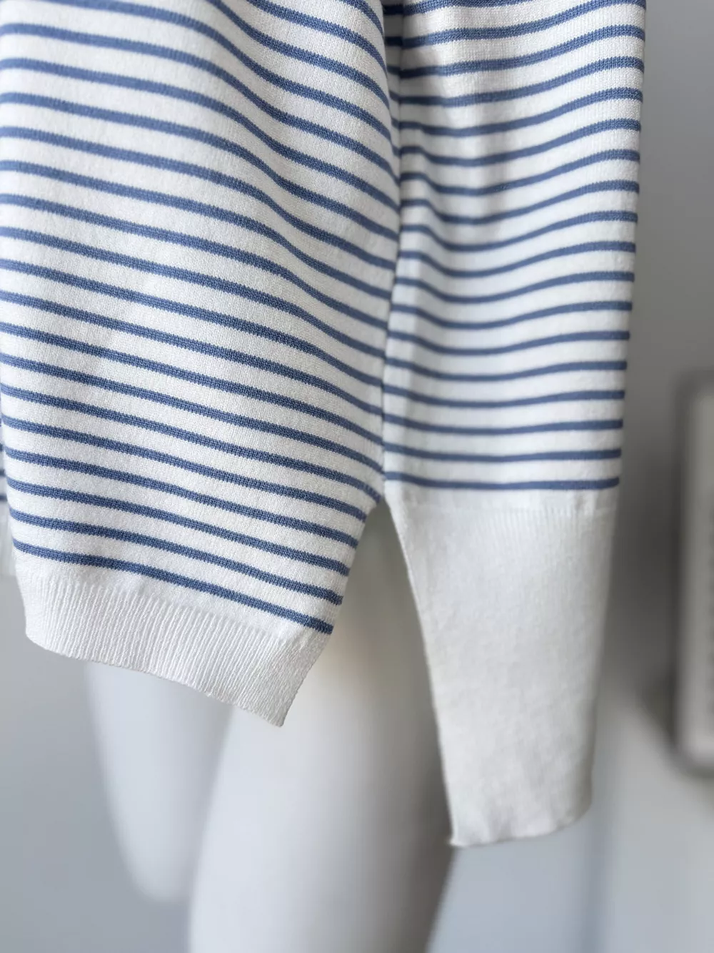 Striped Round Neck Knit Top, image 21