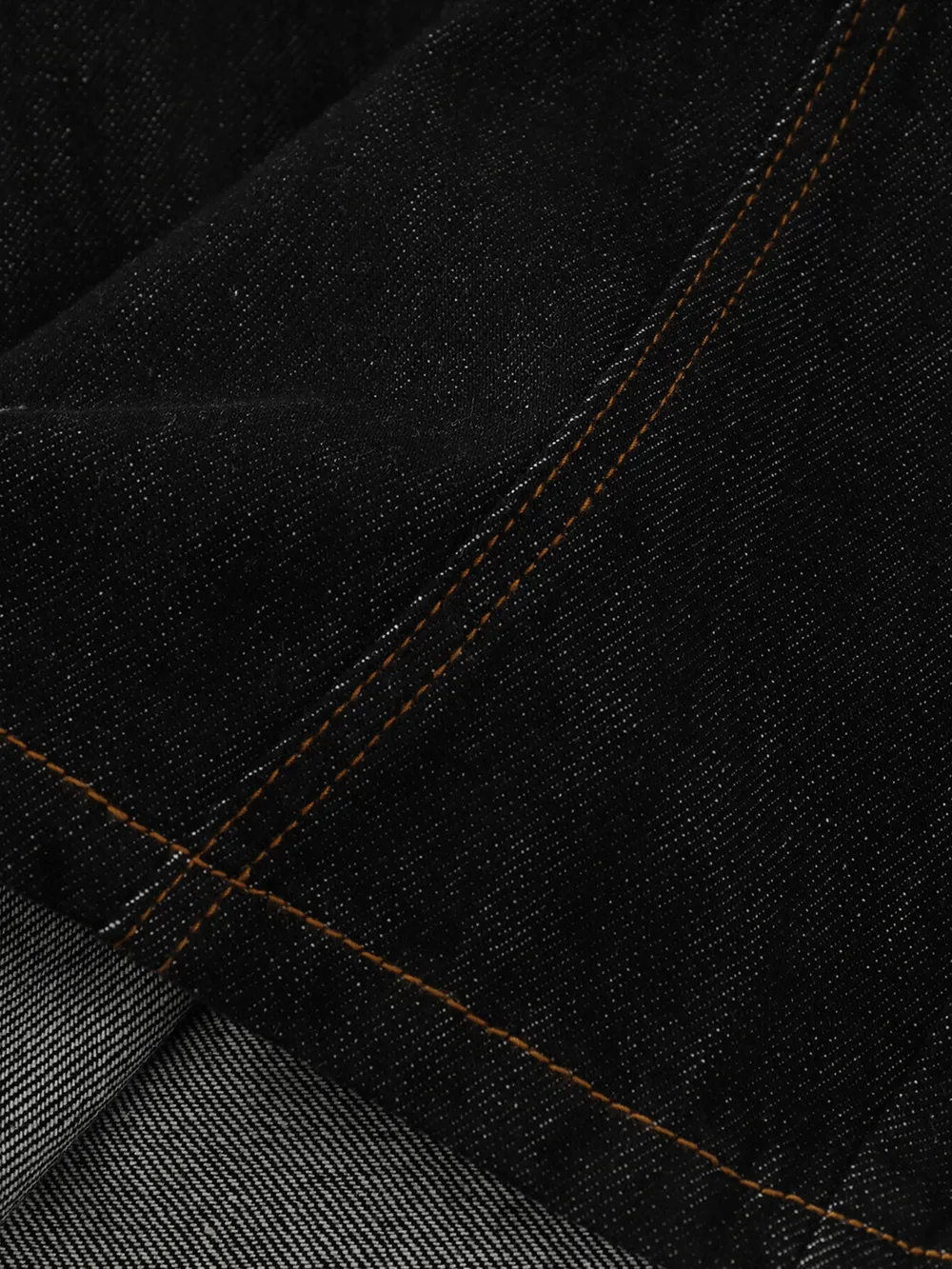 Men's Wide Leg Denim Shorts with Embroidered Pocket Detail, image 5