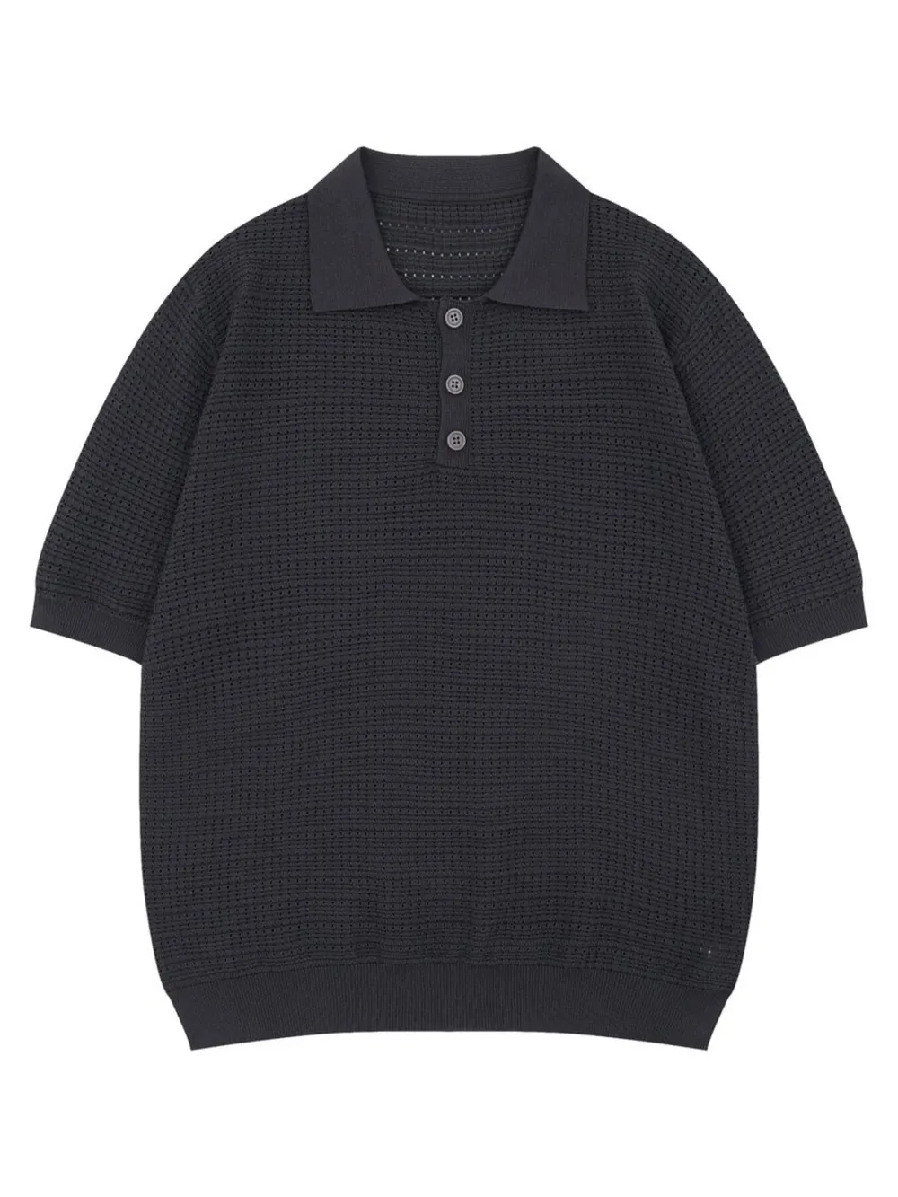 Men's Classic Knitted Short Sleeve Polo