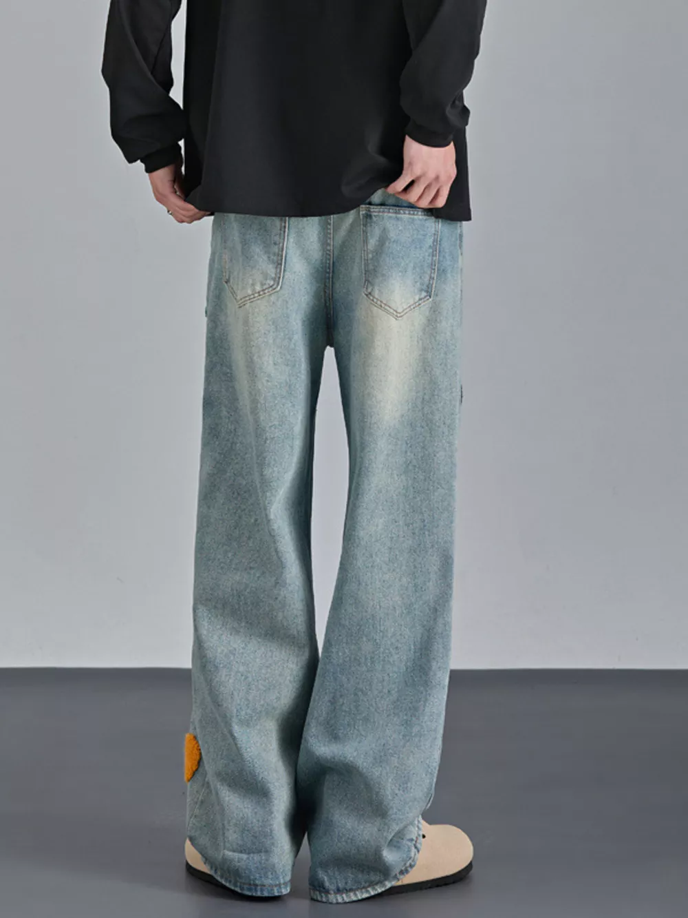 Men's Wide Leg Jeans, image 5