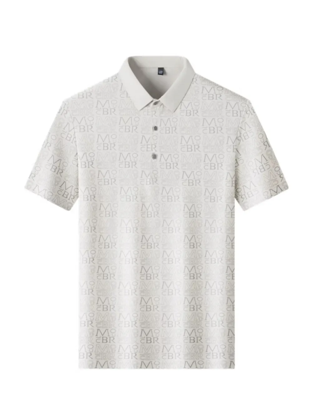 Men's Plus Size Button Detail Short Sleeve Polo, image 7
