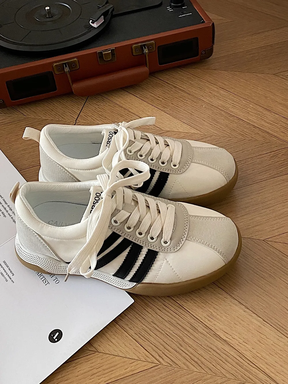 Striped Lace Up Sneakers, image 16