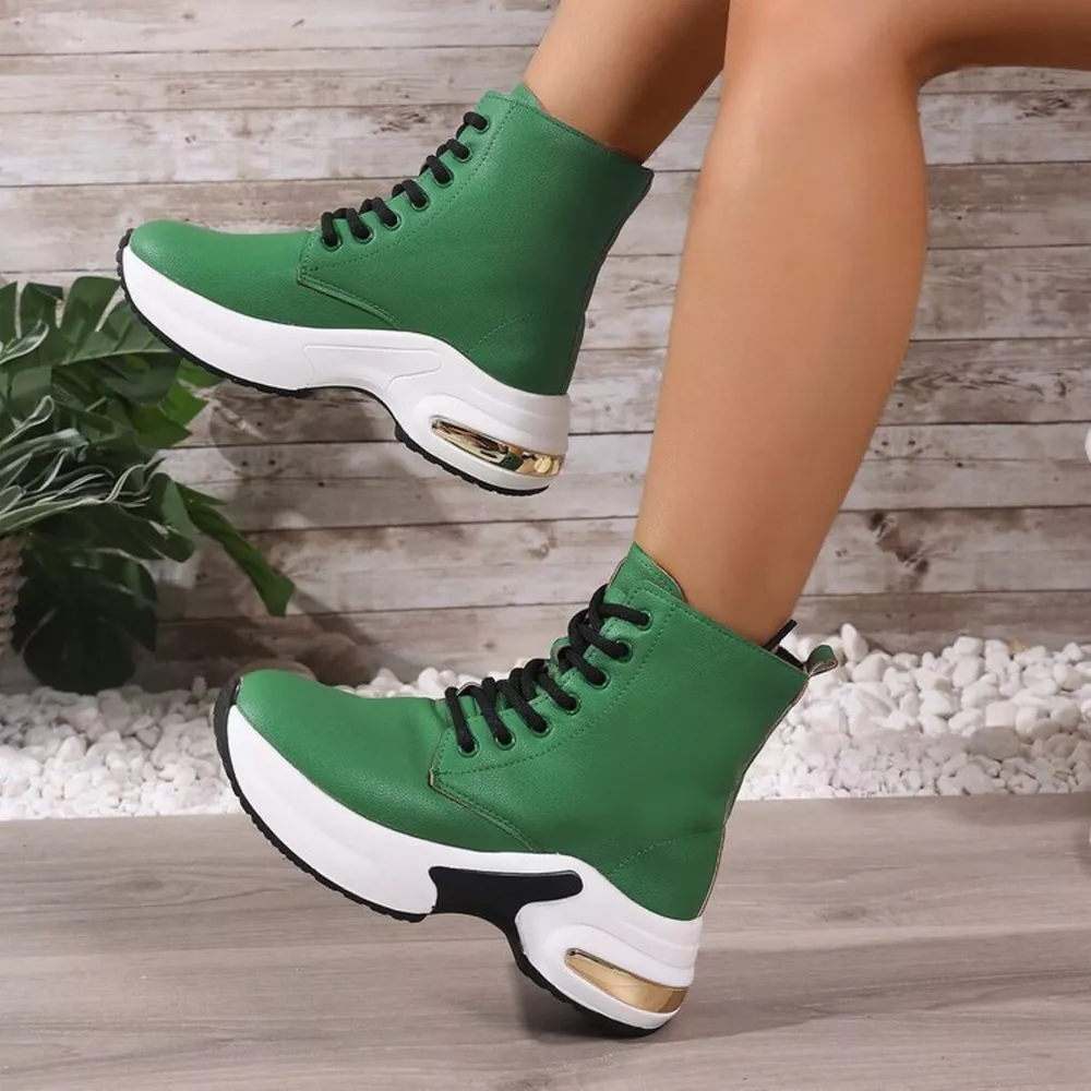 Lace Up Platform Ankle Boots, image 11