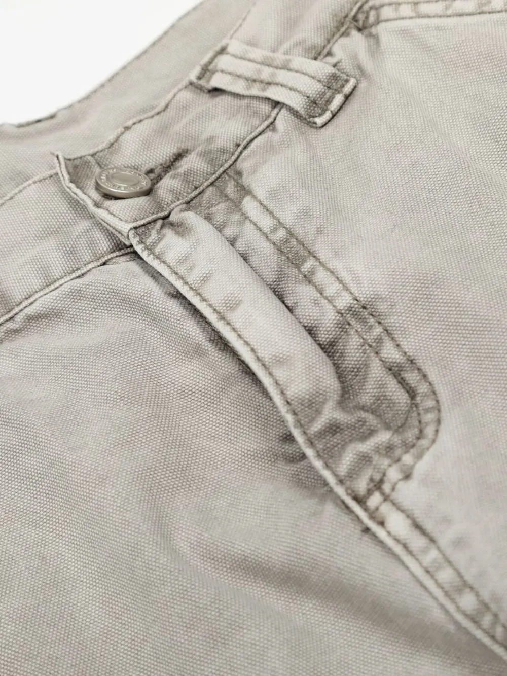 Men's Washed Wide Leg Cargo Jeans with Multiple Pockets, image 12
