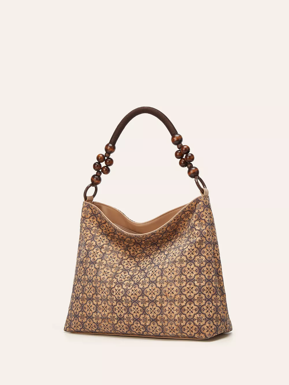 Bohemian Geometric Pattern Hobo Handbag, image 5