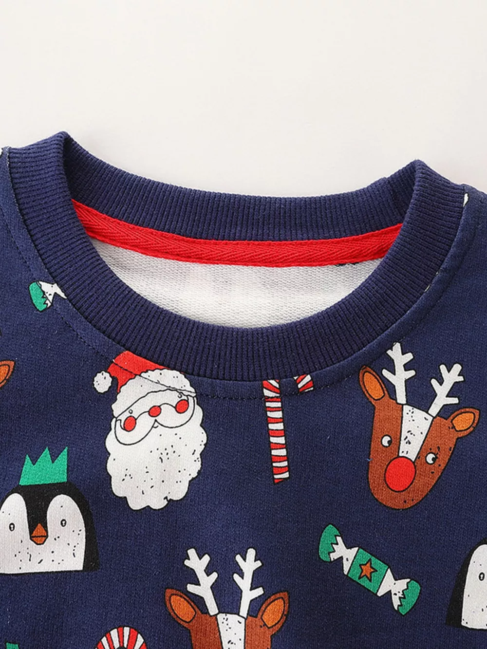 Children's Christmas Print Crew Neck Sweatshirt, image 3