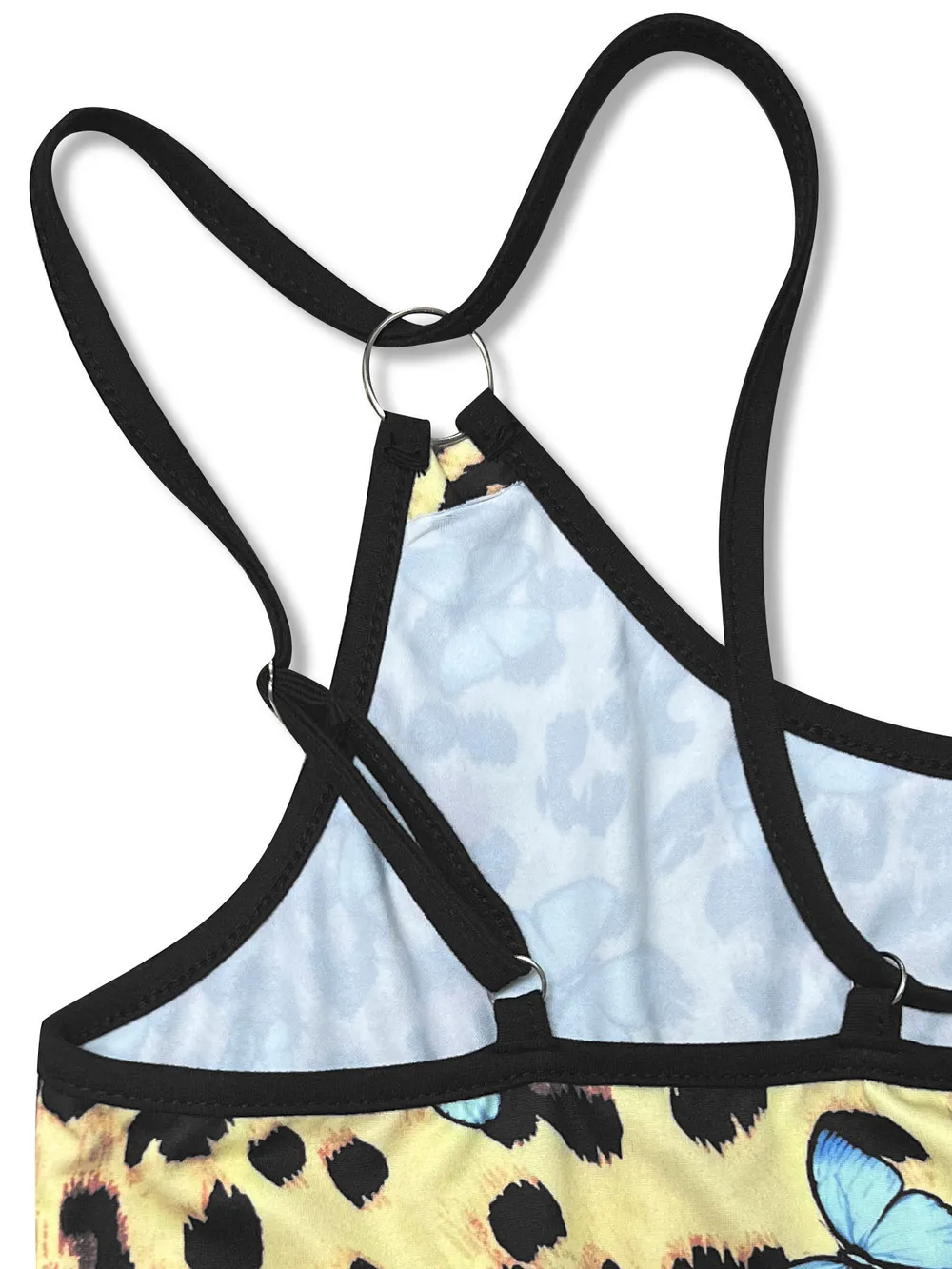 Leopard Print Butterfly Mini Cami Dress, image 2