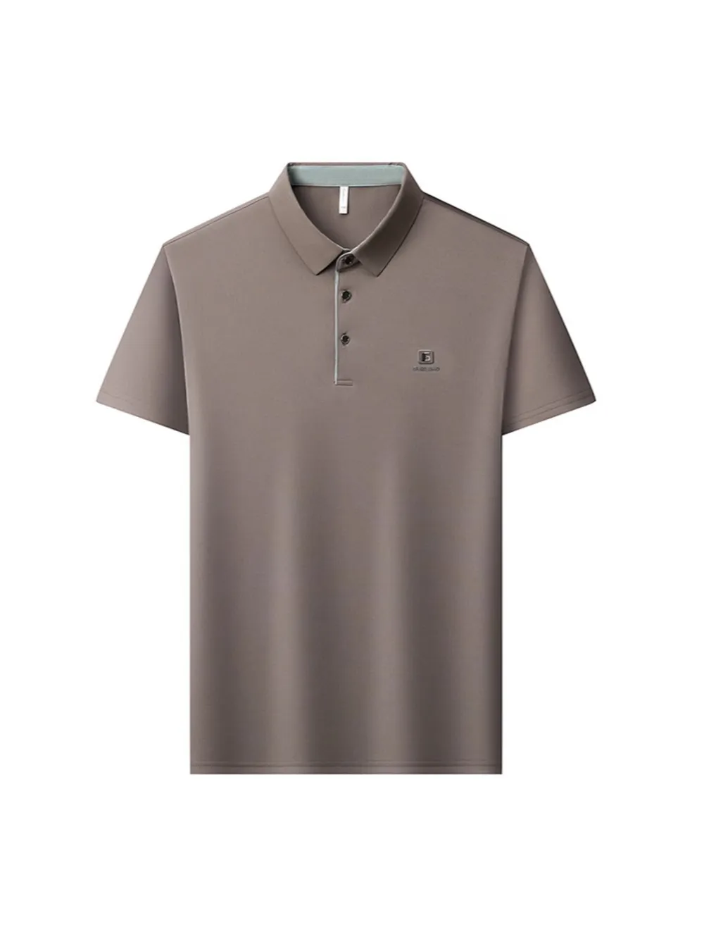 Men's Full Size Button Detail Short Sleeve Polo Plus Size, image 10