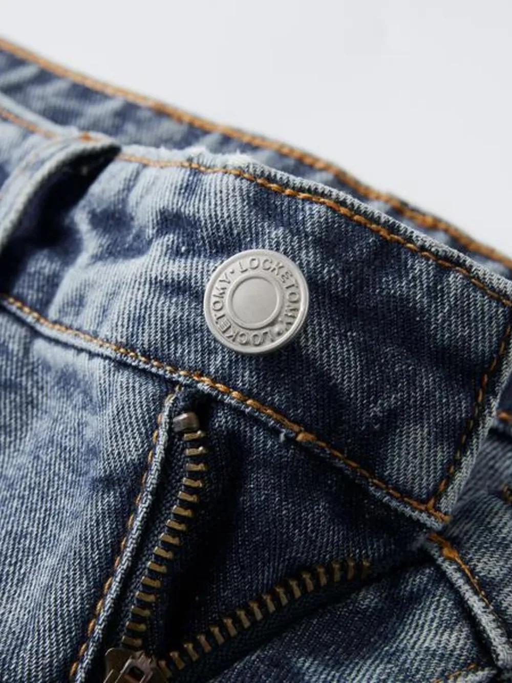 Men's Wash Wide Leg High-Rise Jeans, image 13