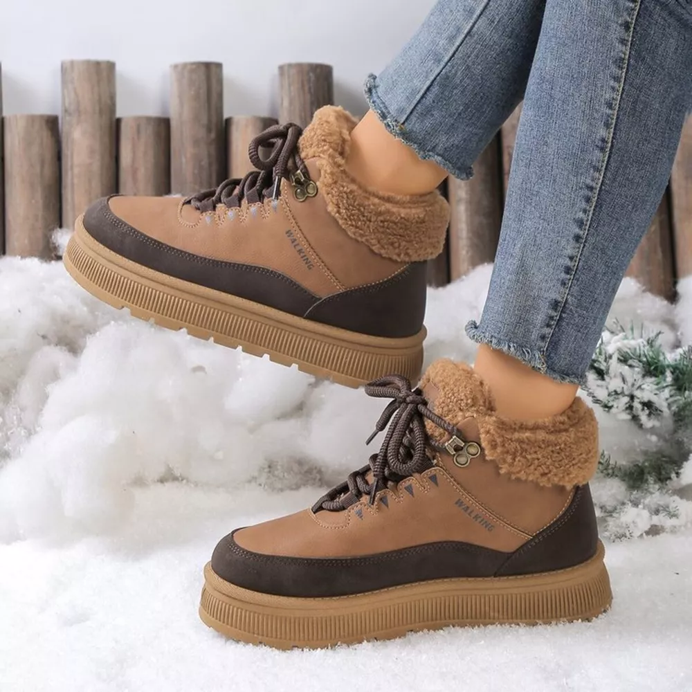 Lace Up Platform Ankle Boots, image 6