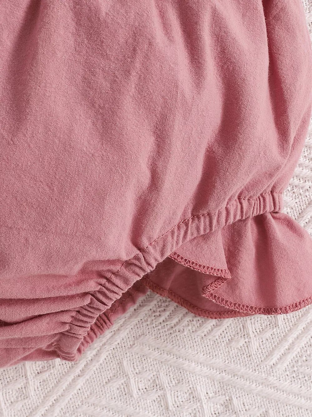 Children's Ruffle Trim Button Front Top and Shorts Set, image 10