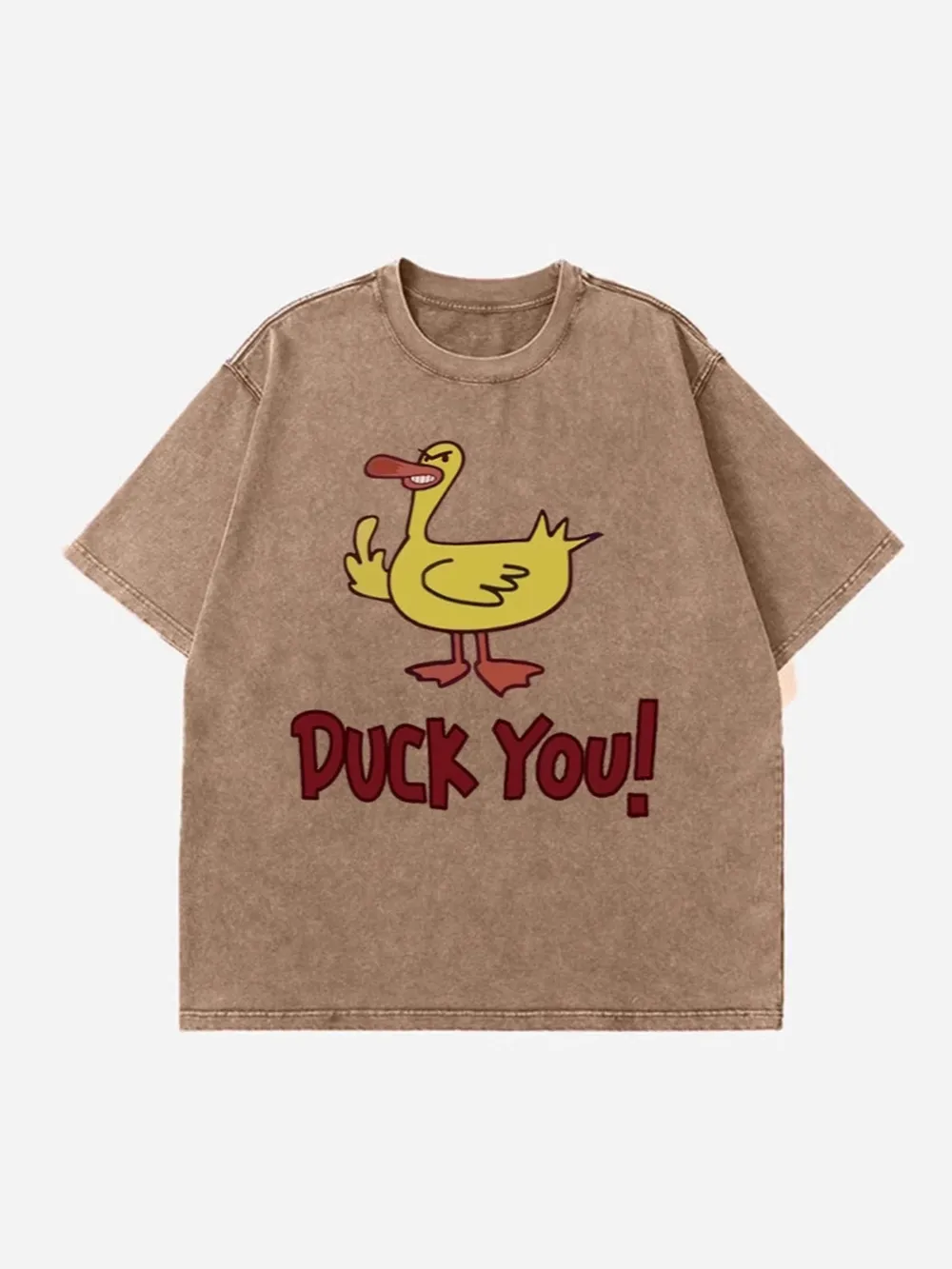 Duck Graphic Oversized Round Neck T-Shirt, image 10