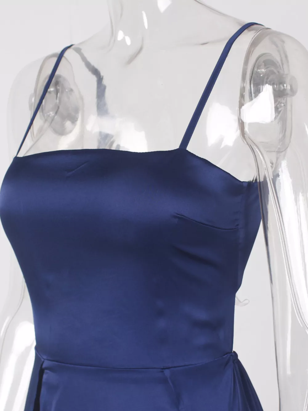 Spaghetti Strap High-Slit Maxi Dress, image 3