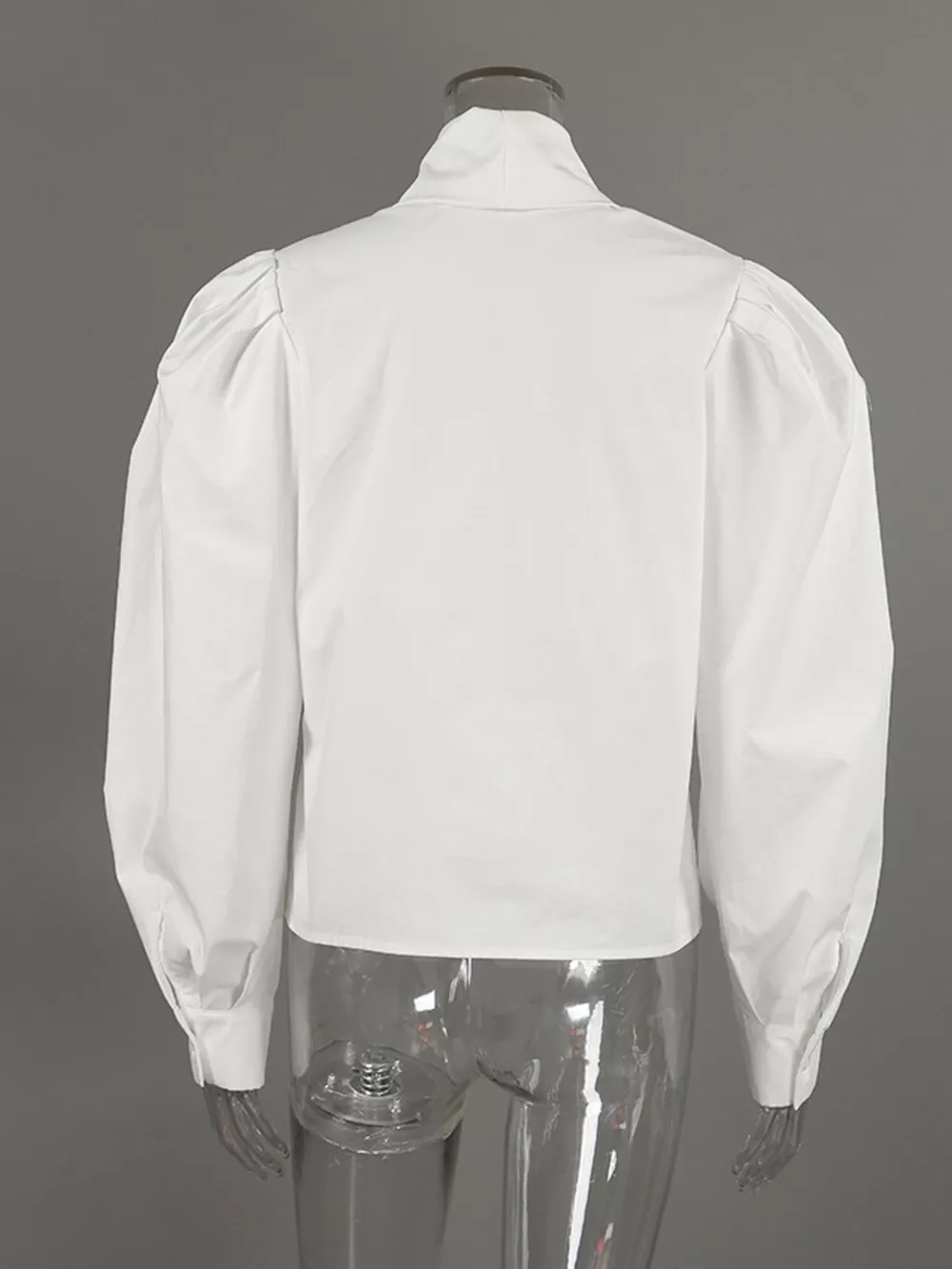 Tie Front Puff Sleeve Shirt, image 12