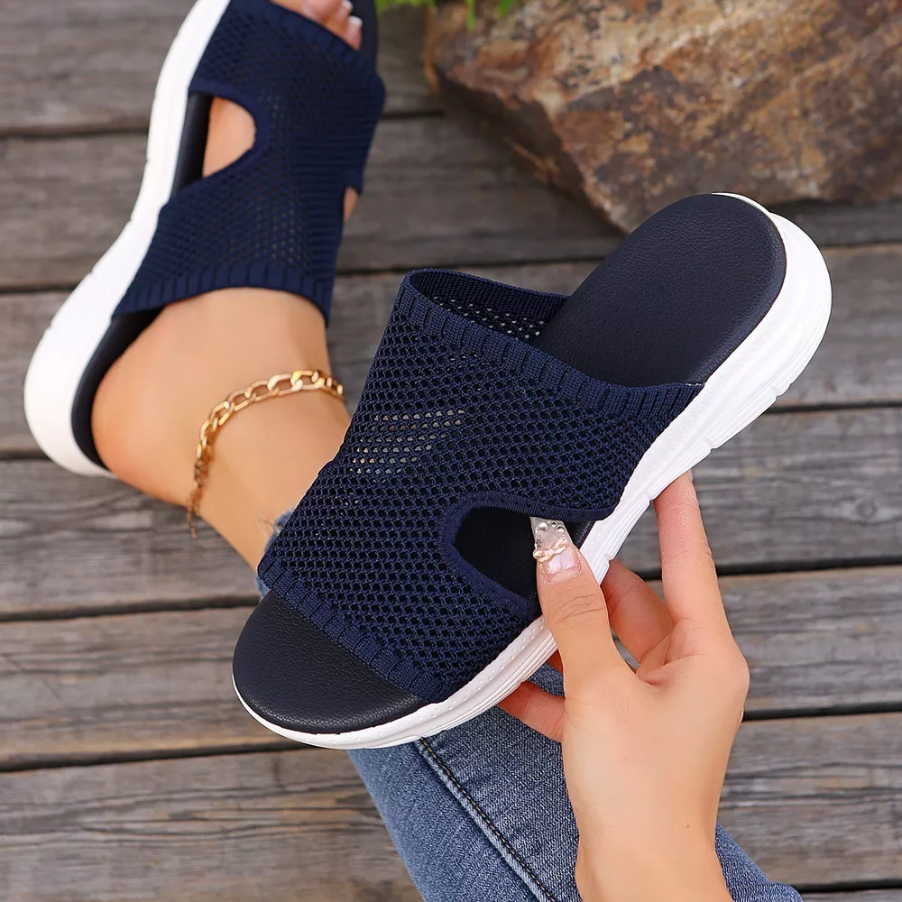 Breathable Mesh Open Toe Sandals, image 12