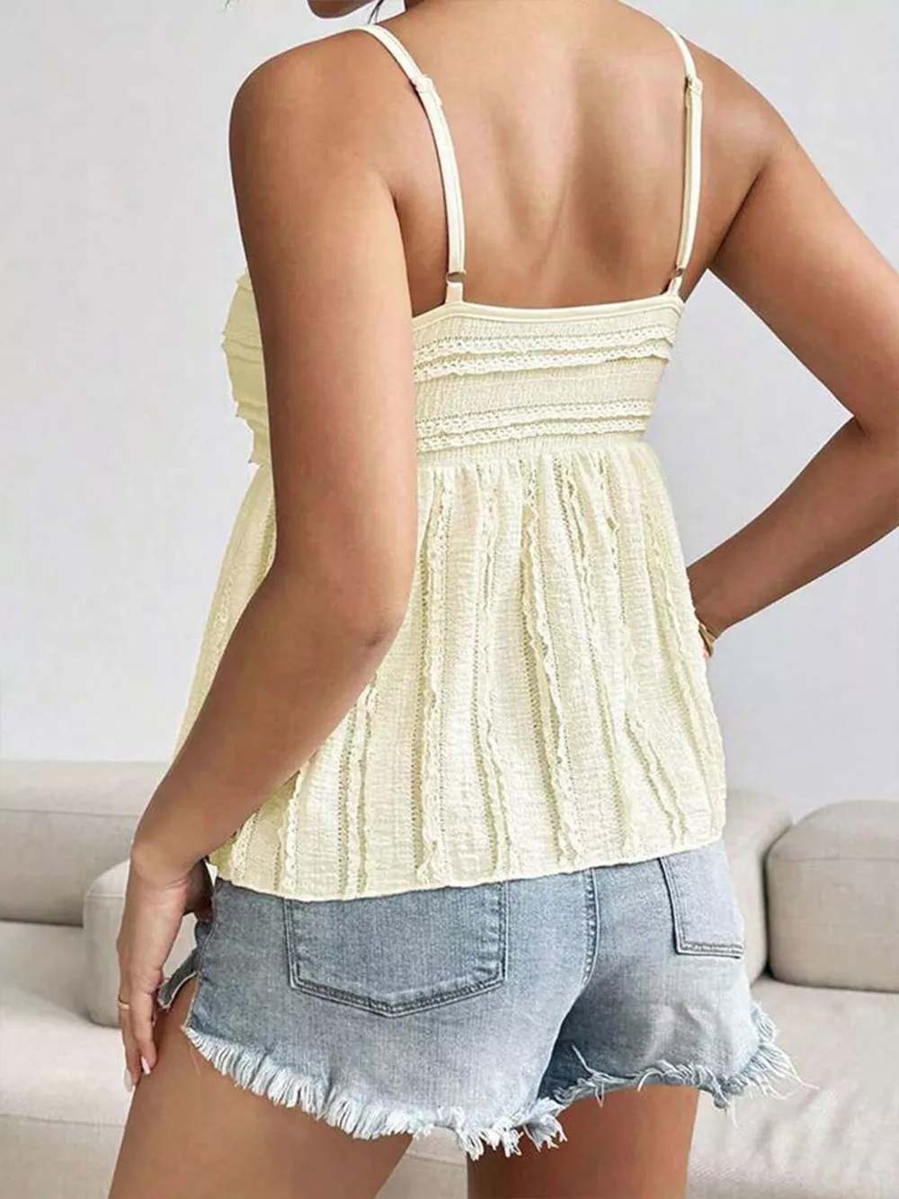 Textured Sweetheart Neck Cami, image 15