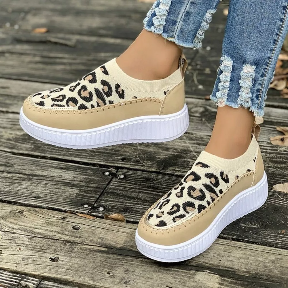 Round Toe Platform Slip-Ons, image 6
