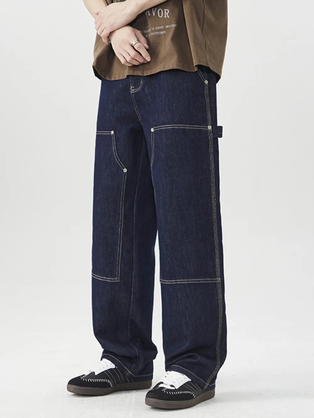 Men's Wide Leg Jeans