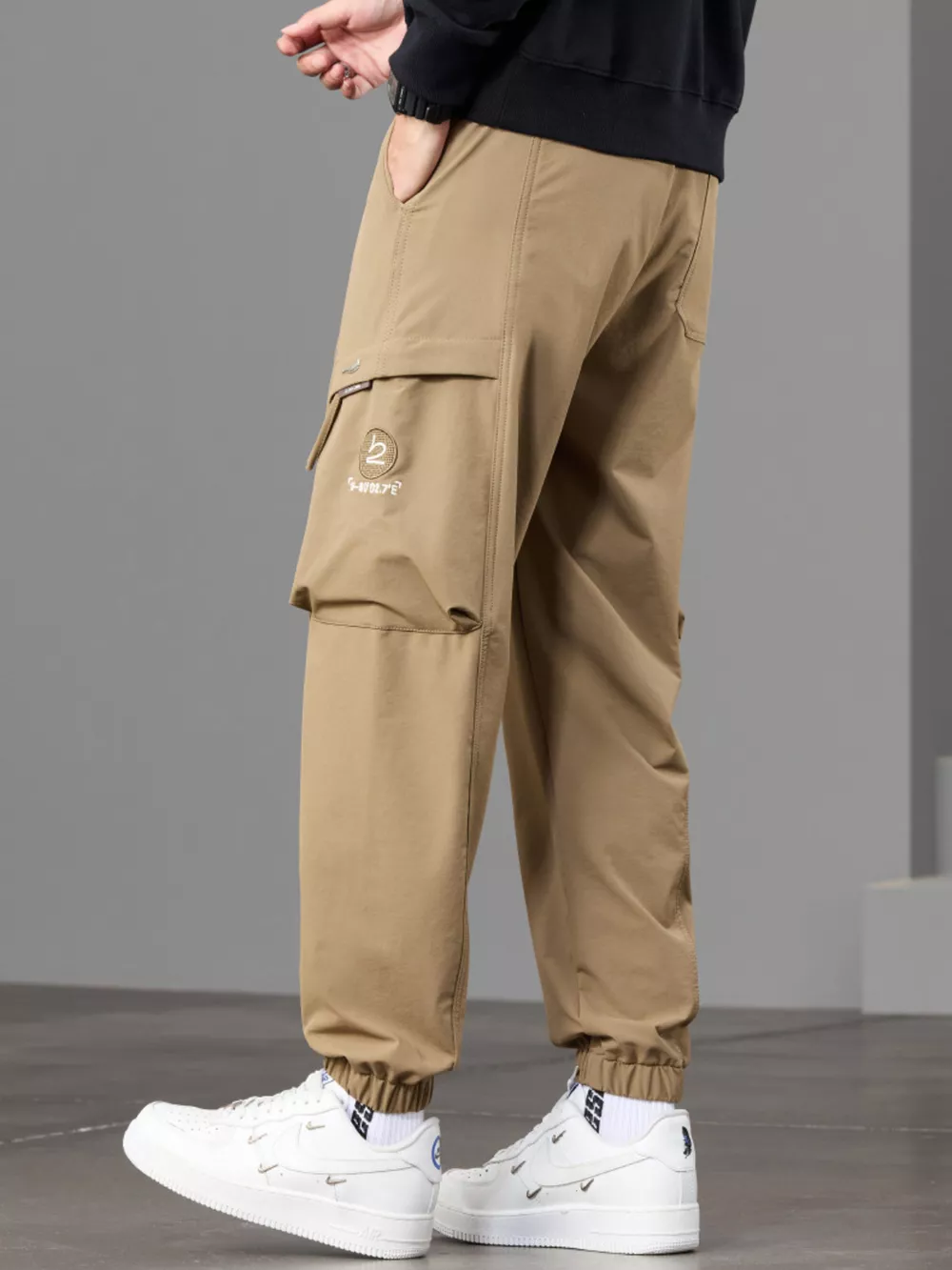 Men's Casual Cargo Joggers, image 7