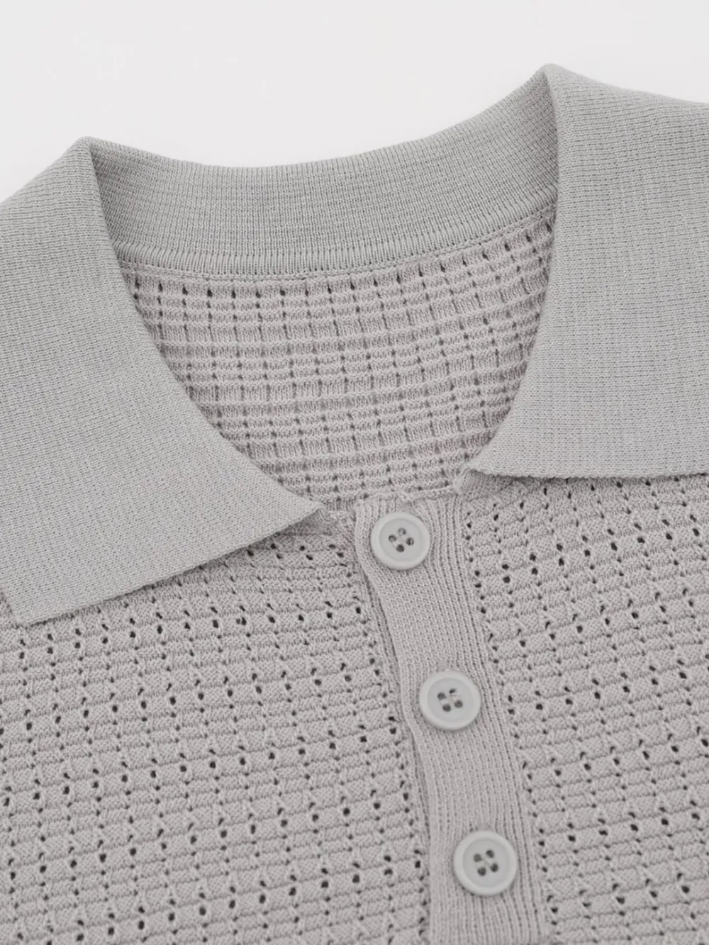 Men's Classic Knitted Short Sleeve Polo, image 5