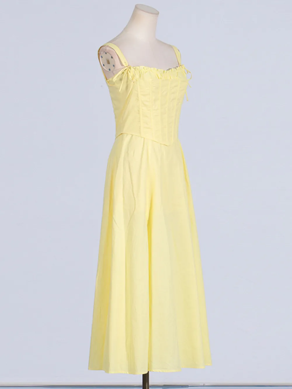 Slit Sleeveless Zip Back Midi Dress, image 6
