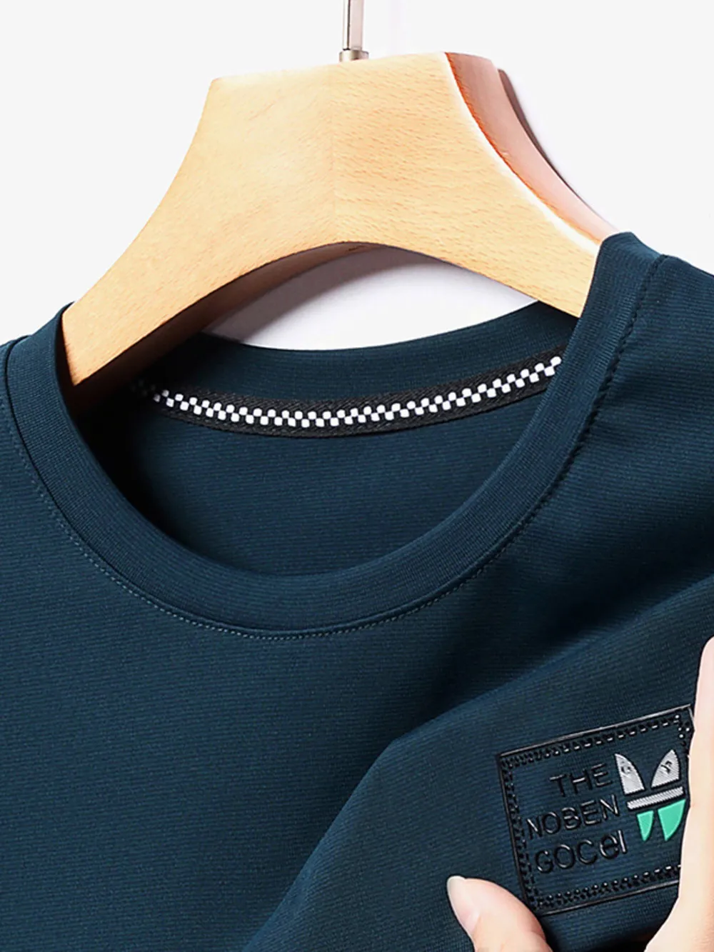 Men's Plus Size Crew Neck Short Sleeve T-Shirt, image 5