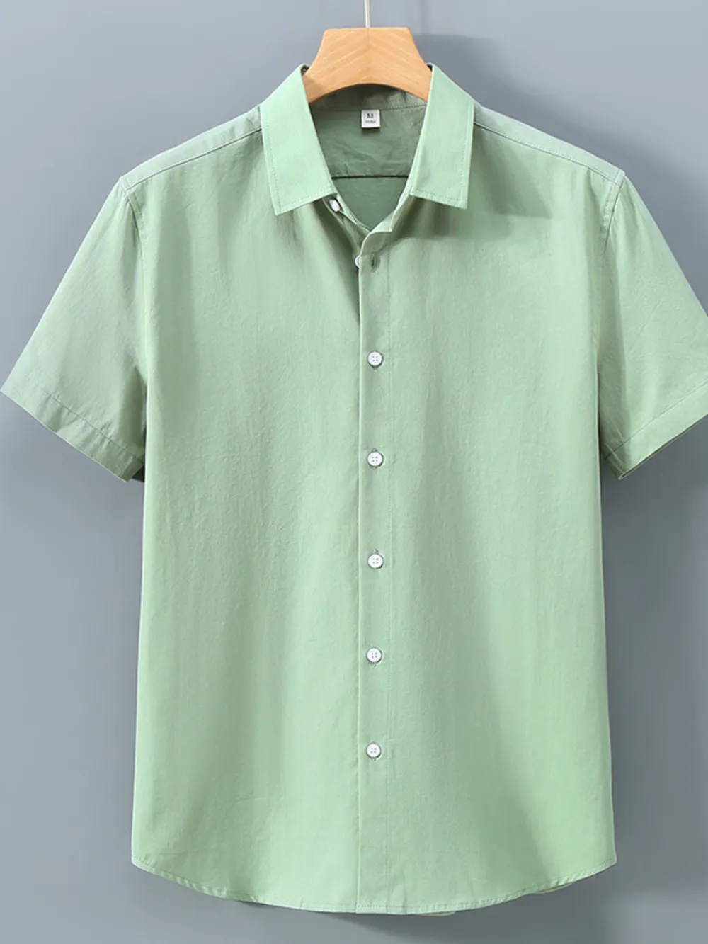 Men's Plus Size Short Sleeve Casual Shirt, image 3