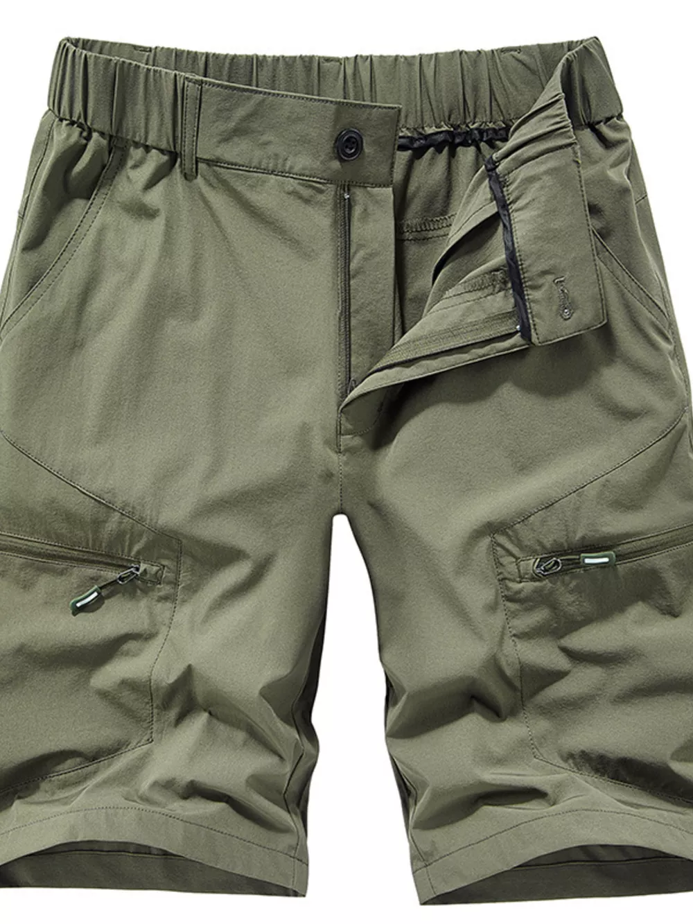 Men's Plus Size Zipper Pocket Outdoor Shorts, image 2
