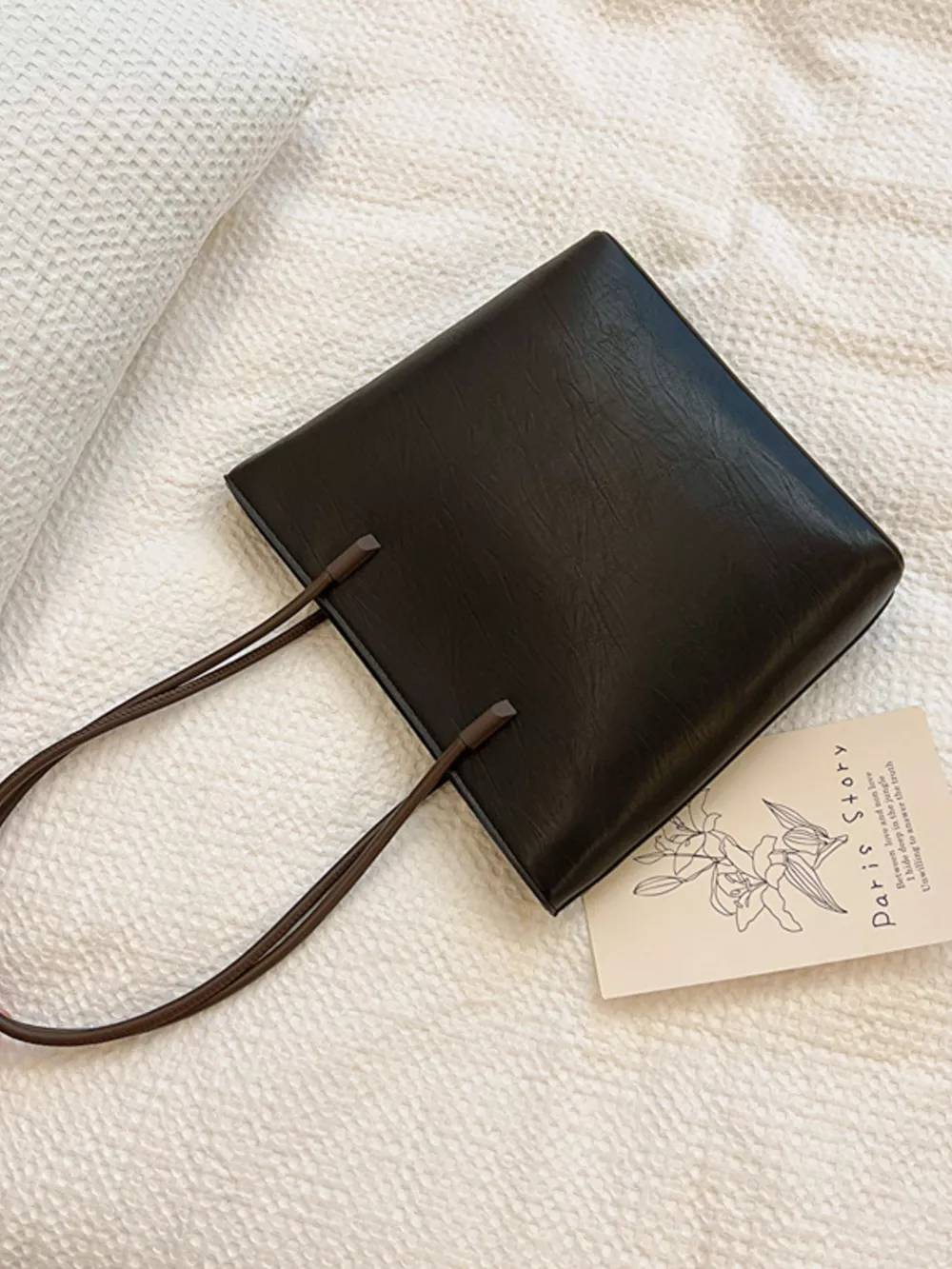 PU Leather Tote Bag, image 3