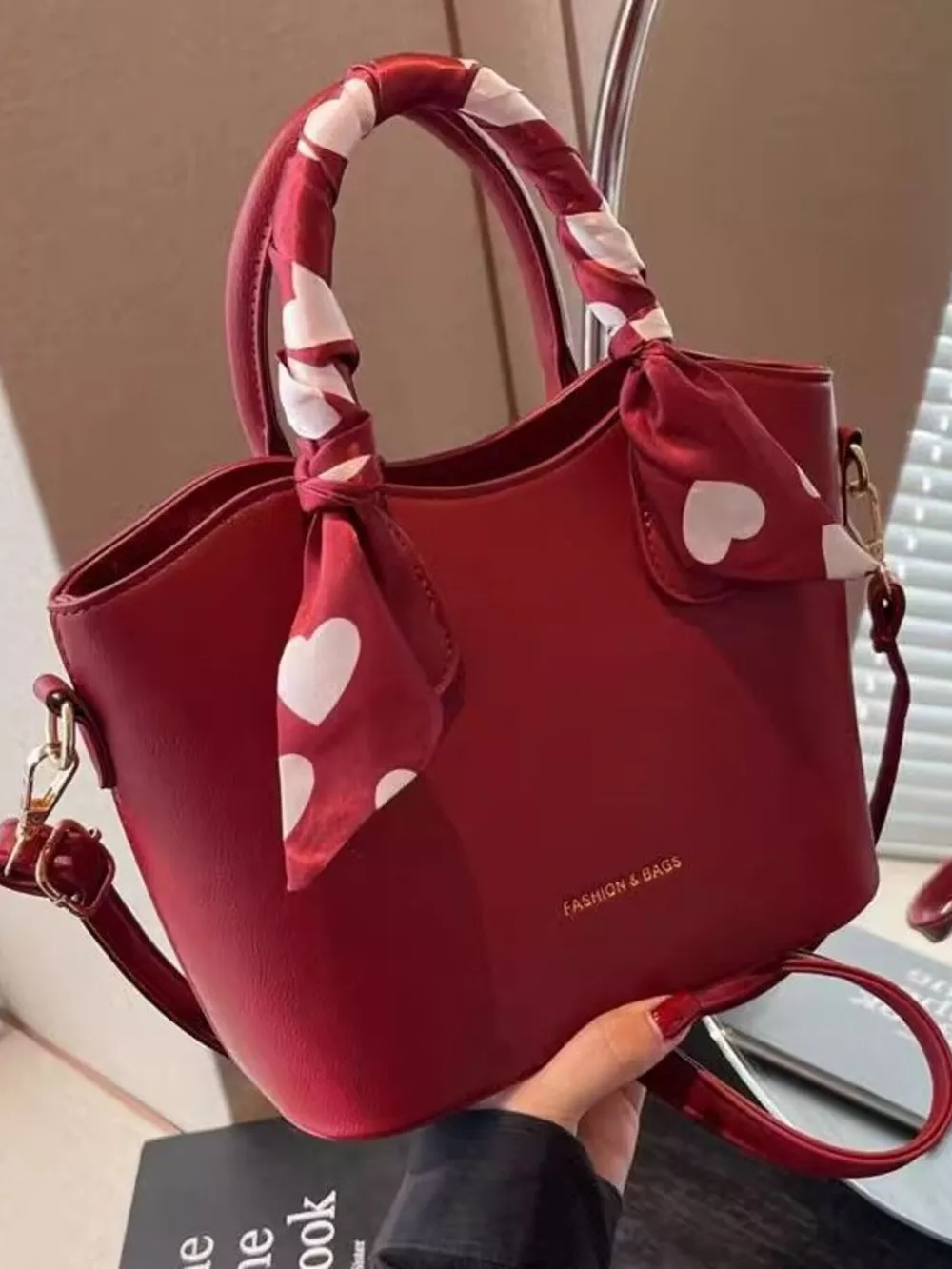 Top Handle Bucket Bag, image 2