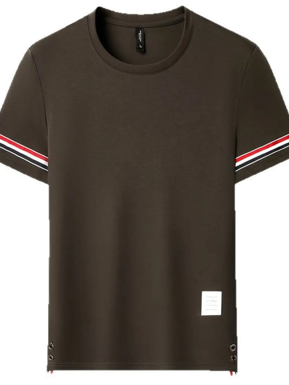 Men's Striped Short Sleeve T-Shirt, image 2