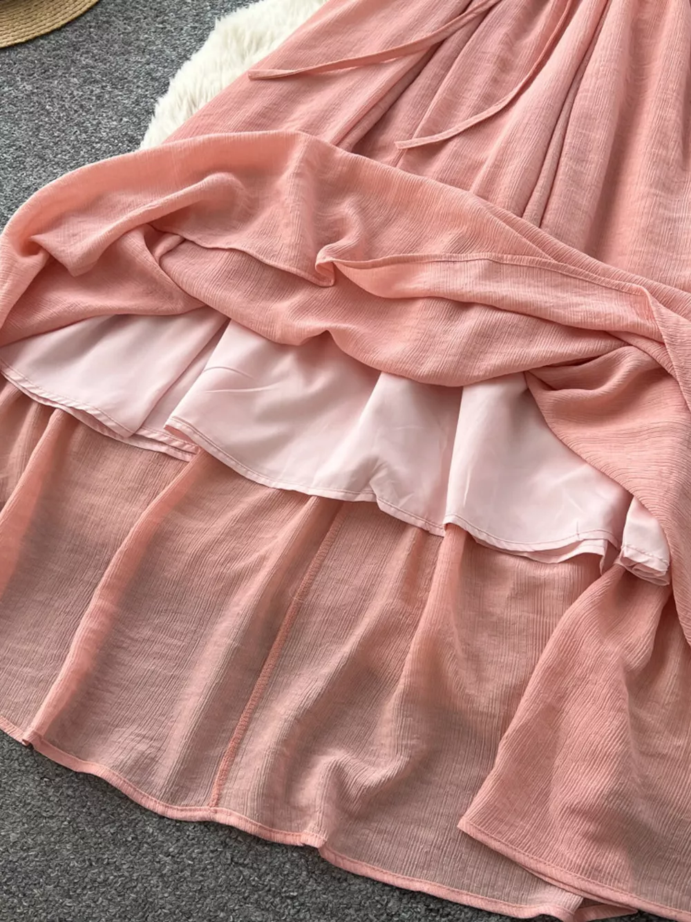 Tie Neck Short Sleeve Dress, image 9