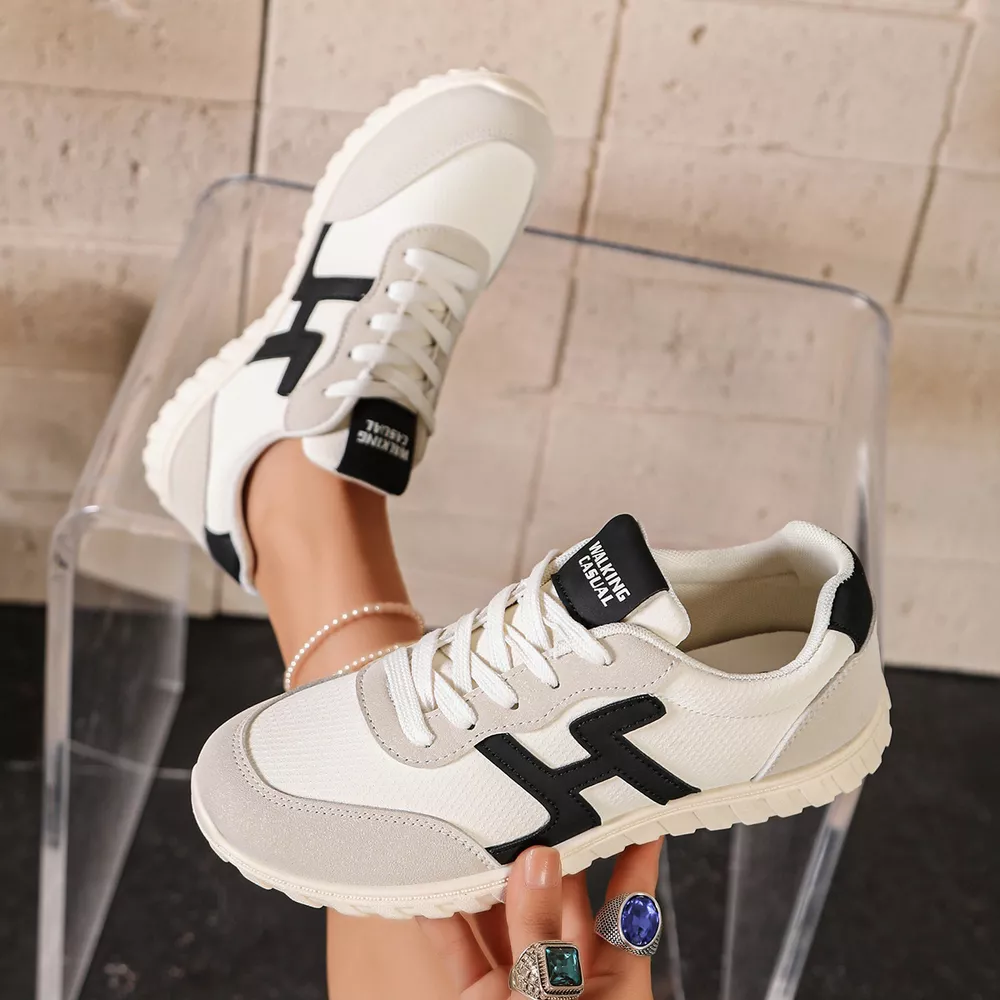 Round Toe Lace Up Sneakers, image 6