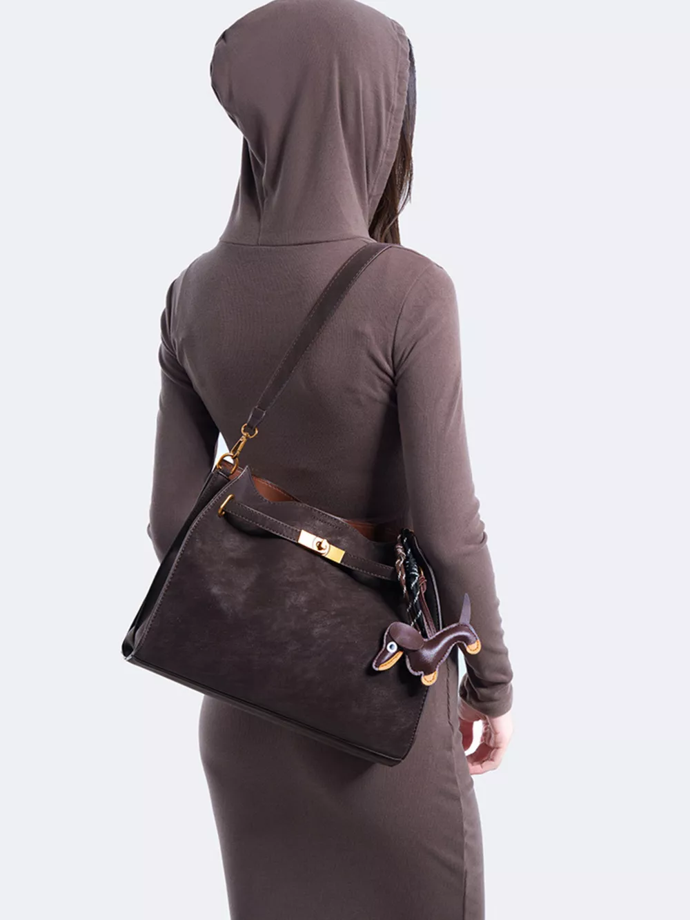 Decorative Buckle Crossbody Bag, image 2