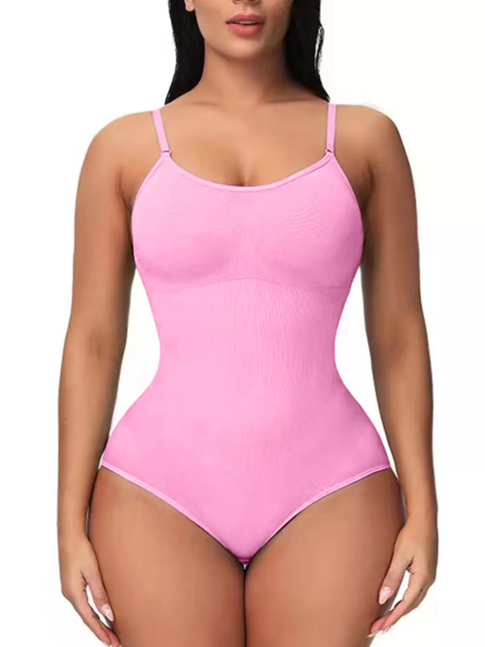 Full Size Seamless Scoop Neck Shaping Bodysuit Plus Size, image 3