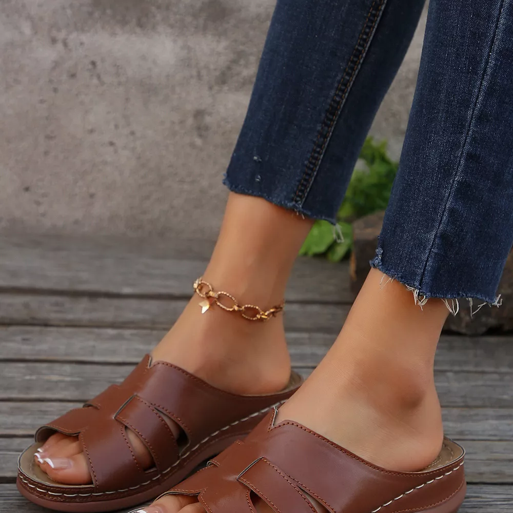 Open Toe Wedge Sandals, image 14