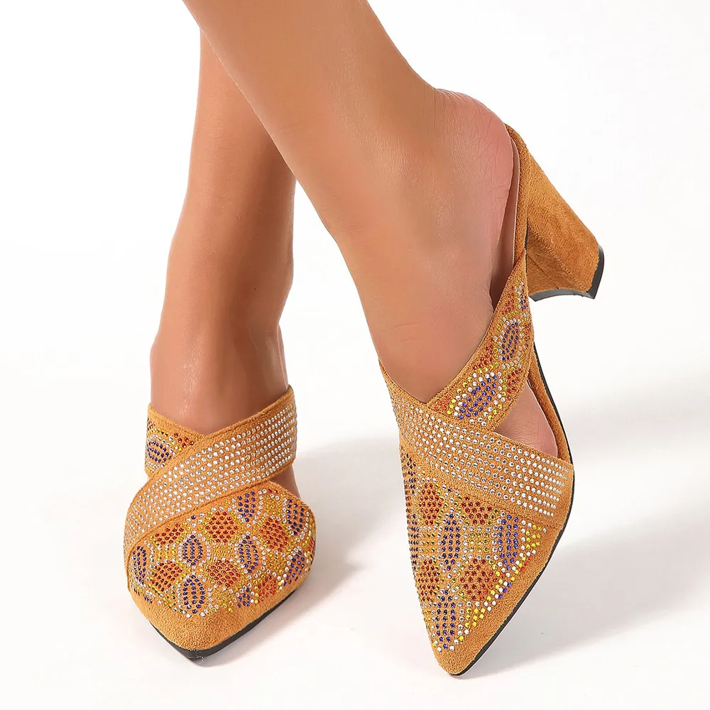 Point Toe Block Heels Sandals, image 5