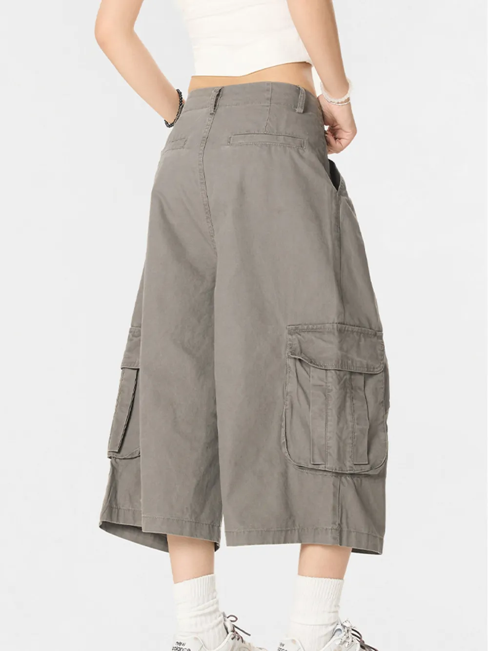 Men's Wide Leg Cargo Shorts, image 3