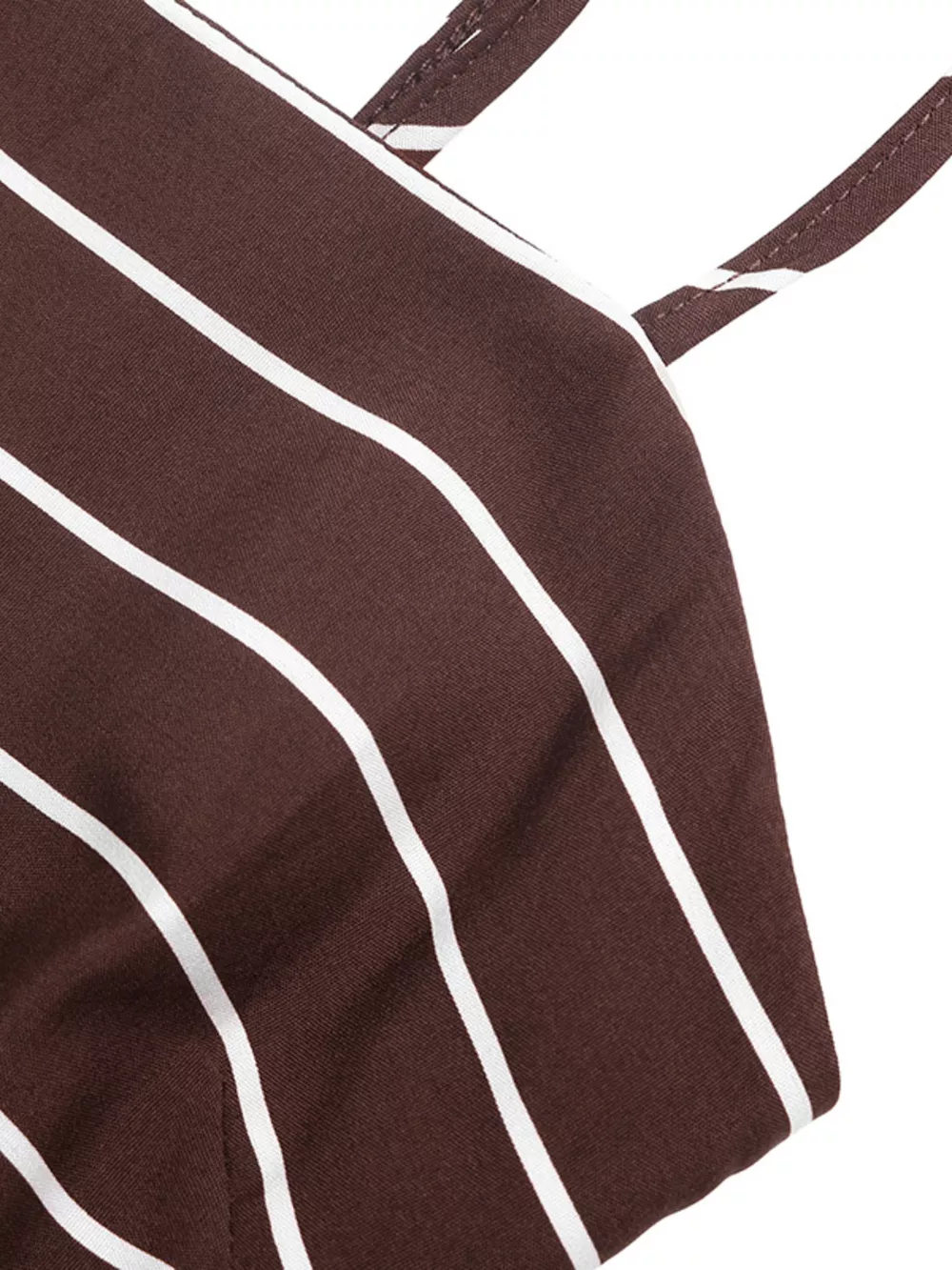Striped Print Spaghetti Strap Maxi Dress, image 18