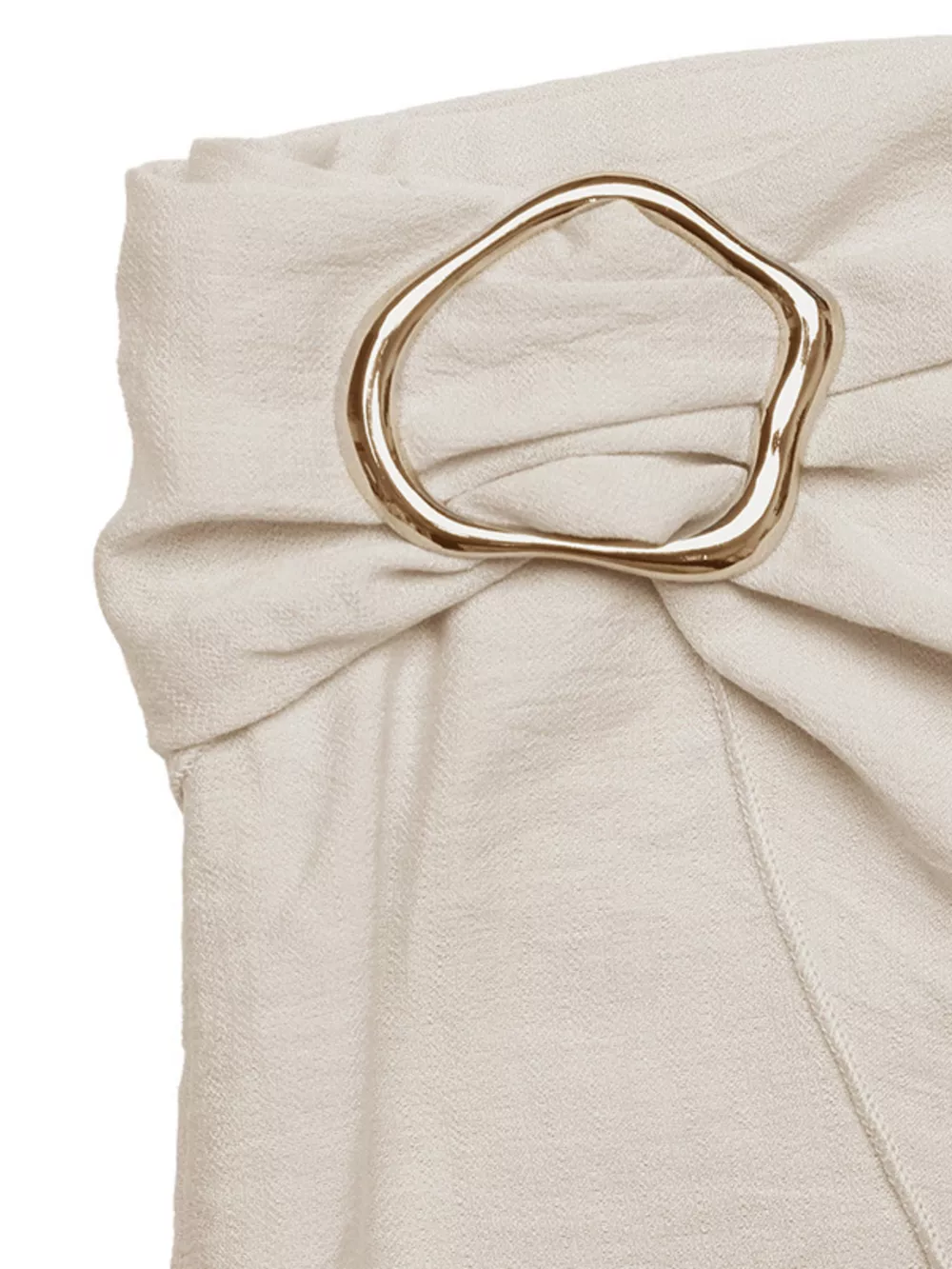 Knotted Buckle Mini Skirt, image 7