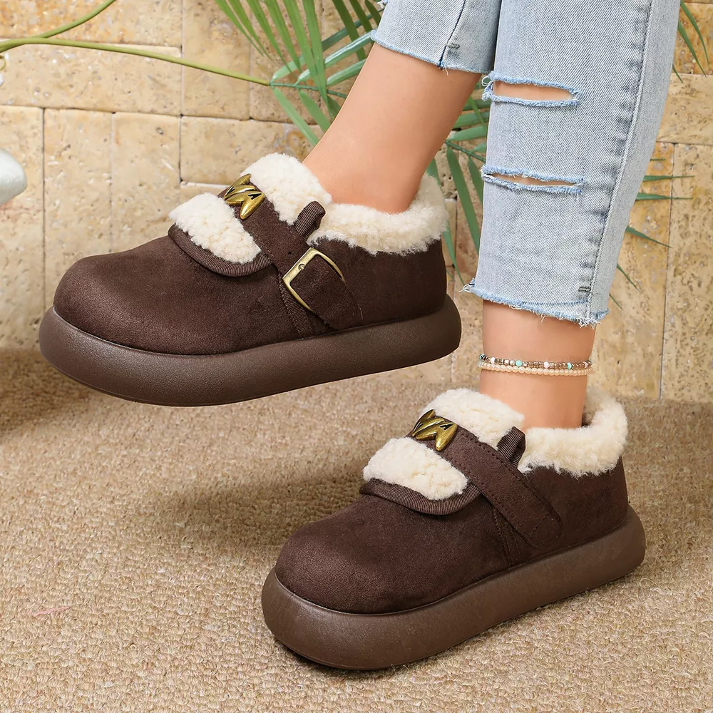 Round Toe Platform Ankle Boots, image 3