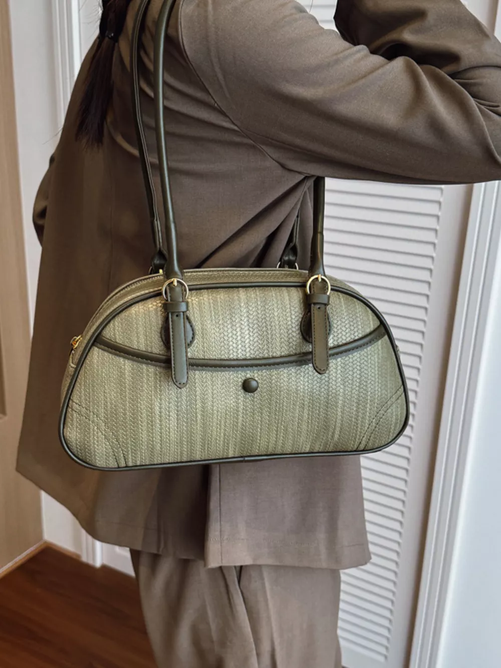Vintage Buckle Shoulder Bag, image 2