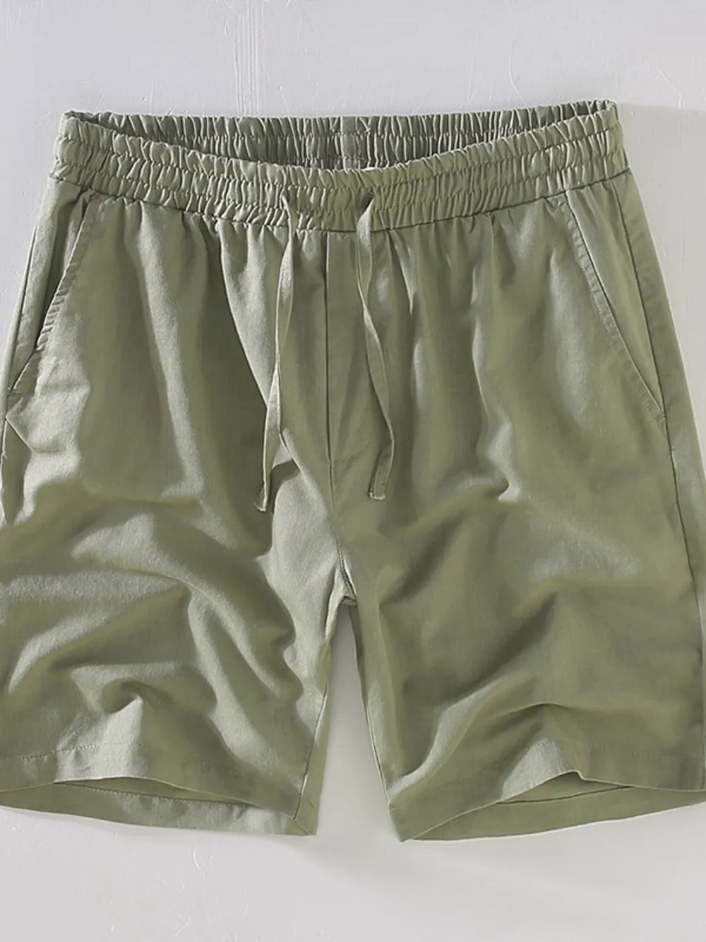 Men's Plus Size Drawstring Casual Shorts, image 6